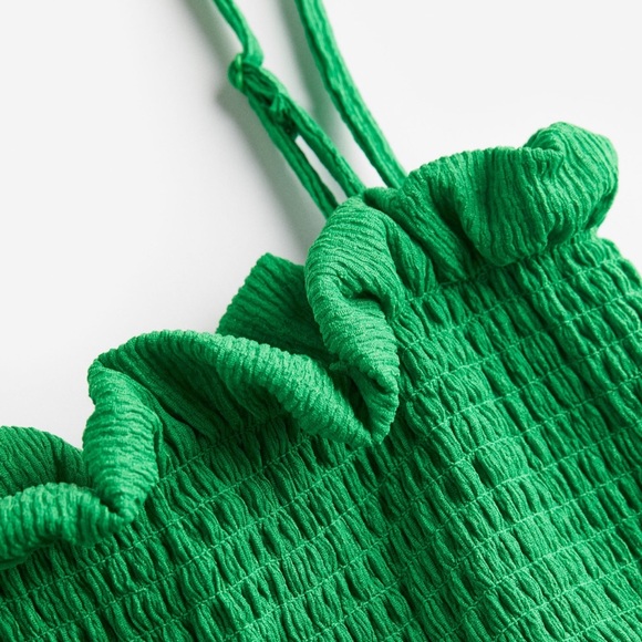 H&M Emerald smock Midi Dress - Picture 8 of 11